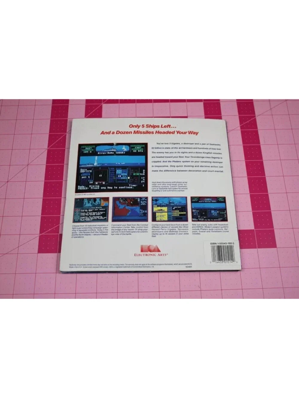 Strike Fleet Lucasfilm EA Electronic Arts Commodore 64 Complete Nice Condition